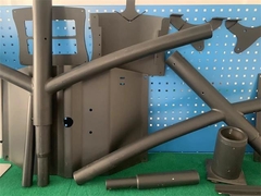 Montagem concluída da lâmpada de rua